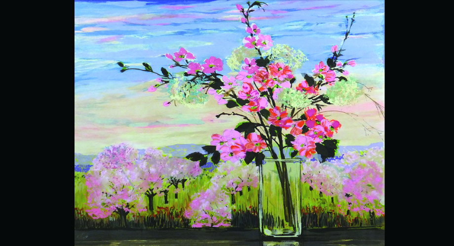 ピンクの花束
