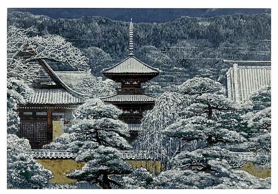 春雪の大和